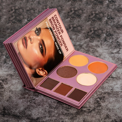 Mocallure 5 in 1 Pro Makeup Kit - Pink Pallete